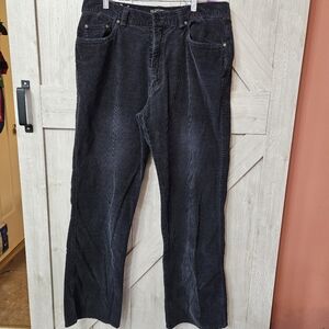 U.S. Expedition Black Corduroy Pants - Size 34x34